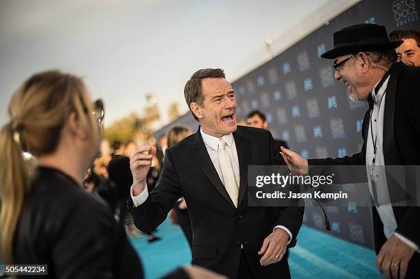 Actor Bryan Cranston attends the 21st Annual Critics' Choice Awards at Barker Hangar on January 17, 2016 in Santa Monica, California.