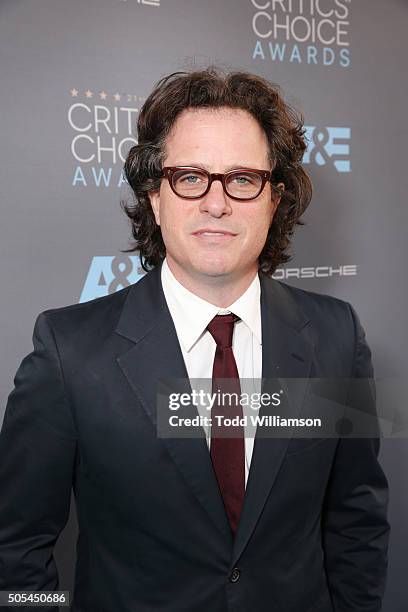 Director Davis Guggenheim attends the 21st Annual Critics' Choice Awards at Barker Hangar on January 17, 2016 in Santa Monica, California.