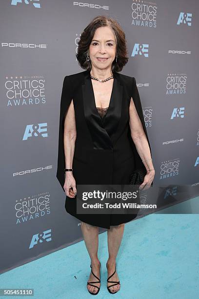Actress Lily Tomlin attends the 21st Annual Critics' Choice Awards at Barker Hangar on January 17, 2016 in Santa Monica, California.