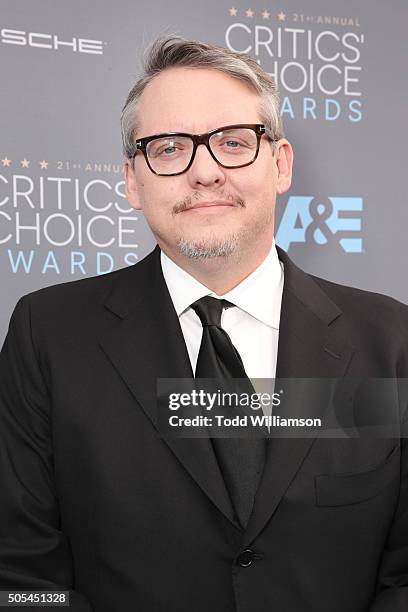 Director Adam McKay attends the 21st Annual Critics' Choice Awards at Barker Hangar on January 17, 2016 in Santa Monica, California.