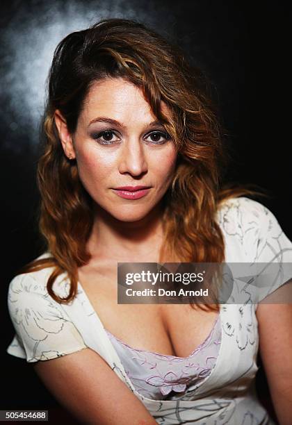 Yael Stone arrives ahead of the 2015 Sydney Theatre Awards on January 18, 2016 in Sydney, Australia.