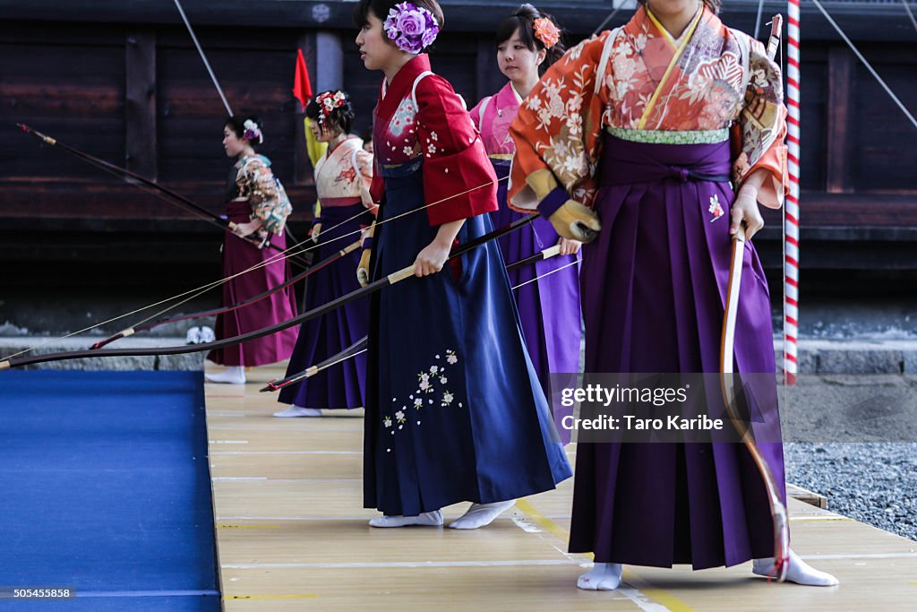 Coming-of-Age Archery In Kyoto