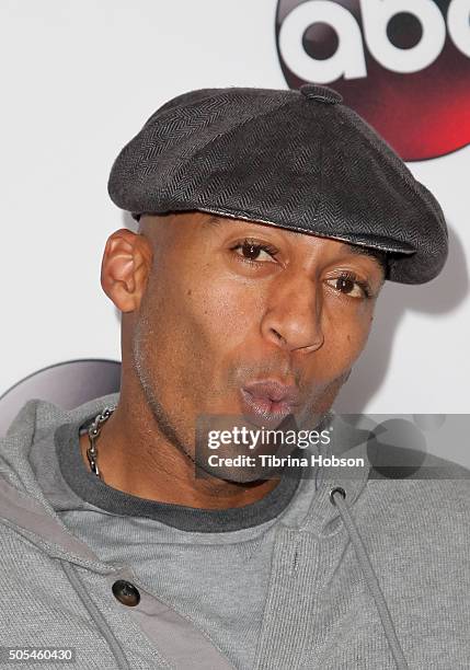 James Lesure attends the Disney/ABC 2016 Winter TCA Tour at Langham Hotel on January 9, 2016 in Pasadena, California.