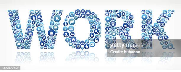 work technology internet and media blue button pattern - web camera white background stock illustrations