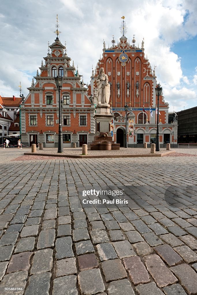 Town Hall square, the House of Blackheads, Riga, Latvia