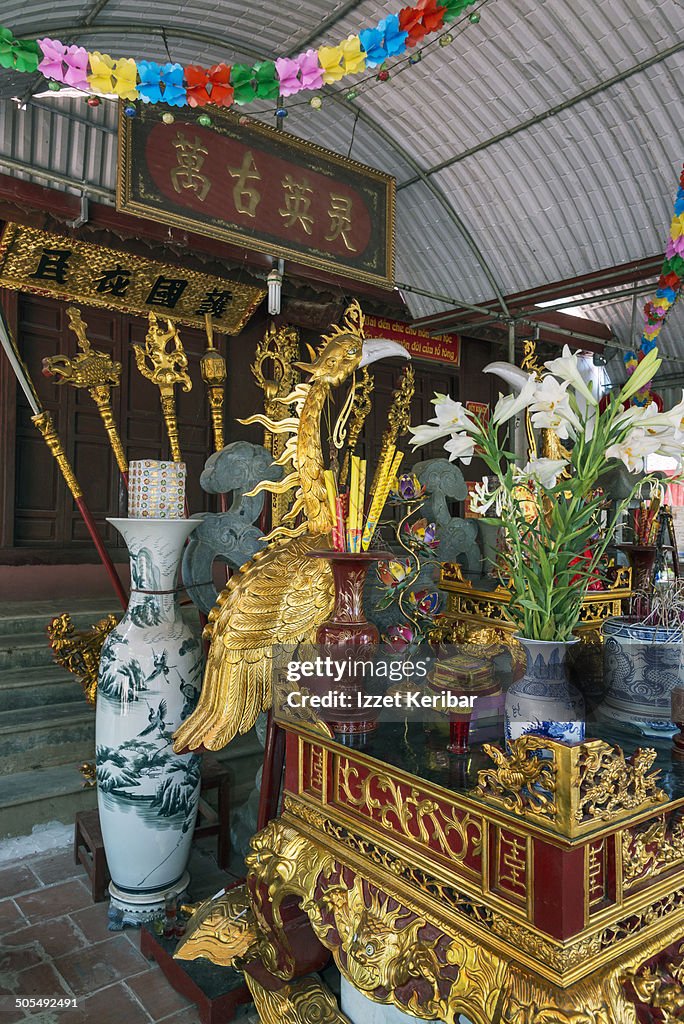 Small Buddhist temple at Sapa Town