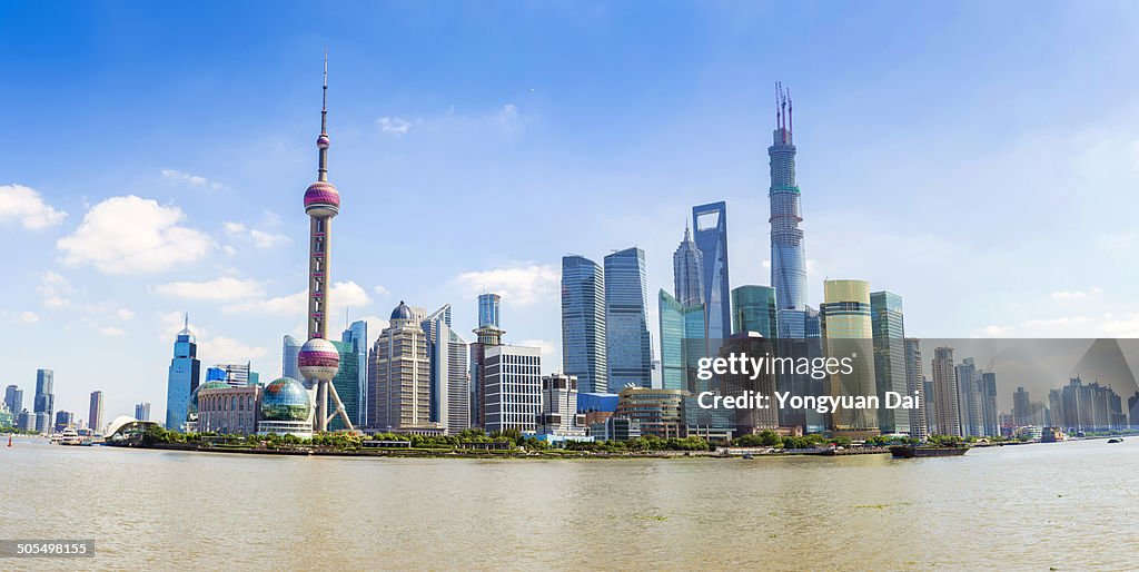 Panorama of Shanghai Skyline