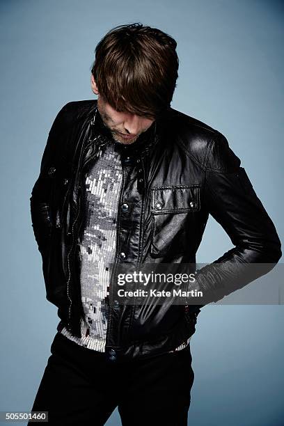 Musician and bass player with Blur, Alex James is photographed for Luxe magazine on September 11, 2015 in London, England.