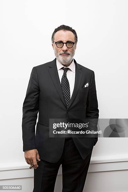 Actor Andy Garcia is photographed for Self Assignment on November 13, 2015 in Los Angeles, California.