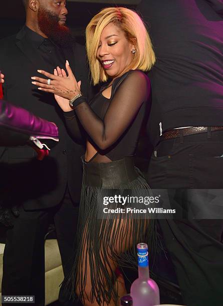 Michelle attends Prive on January 16, 2016 in Atlanta, Georgia.