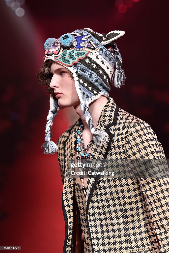 Gucci - Mens Fall 2016 Runway - Milan Menswear Fashion Week