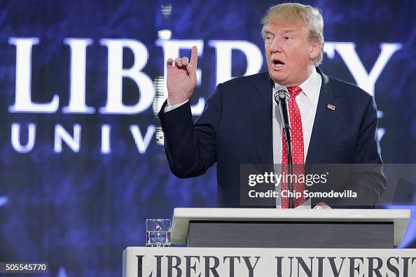 Donald Trump Delivers Convocation At Liberty University Donald Trump Delivers Convocation At Liberty University