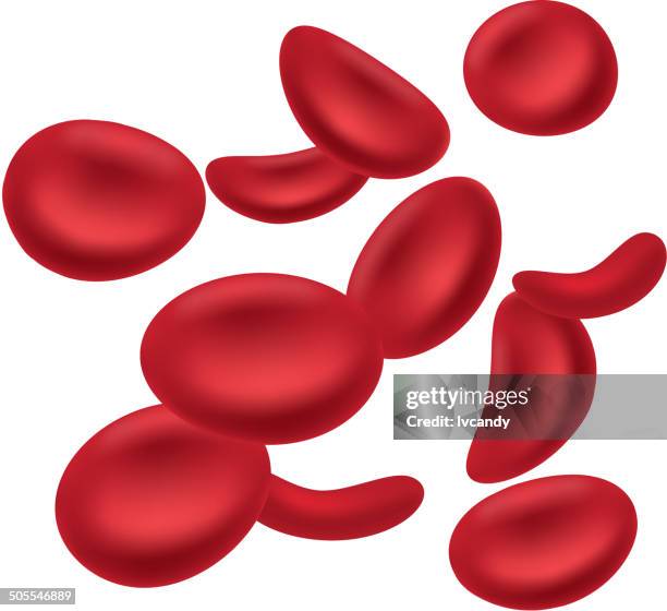 red blood cells - hemoglobin stock illustrations