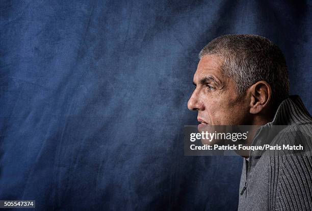 Actor Samy Naceri is photographed for Paris Match on January 8, 2015 in Paris, France.