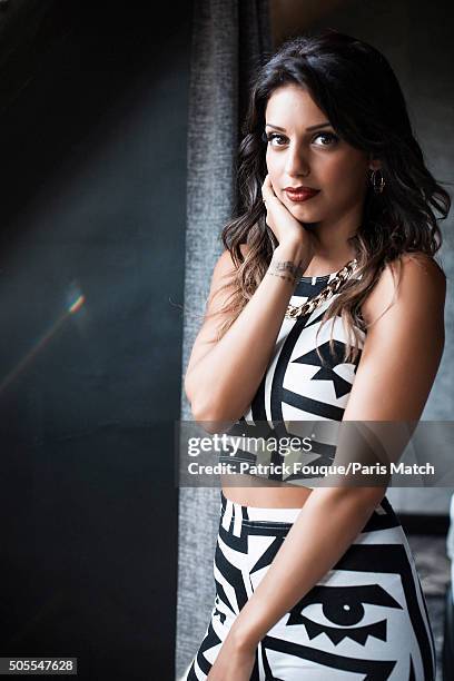 Singer Tal is photographed for Paris Match on August 30, 2013 in Paris, France.