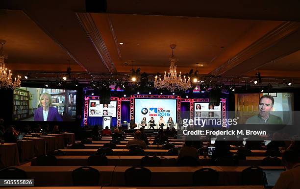 Judy Woodruff, co-author and managing editor, PBS Newshour Marie Nelson, PBS vice president of News and Public Affairs, Maria Hinojosa, anchor,...
