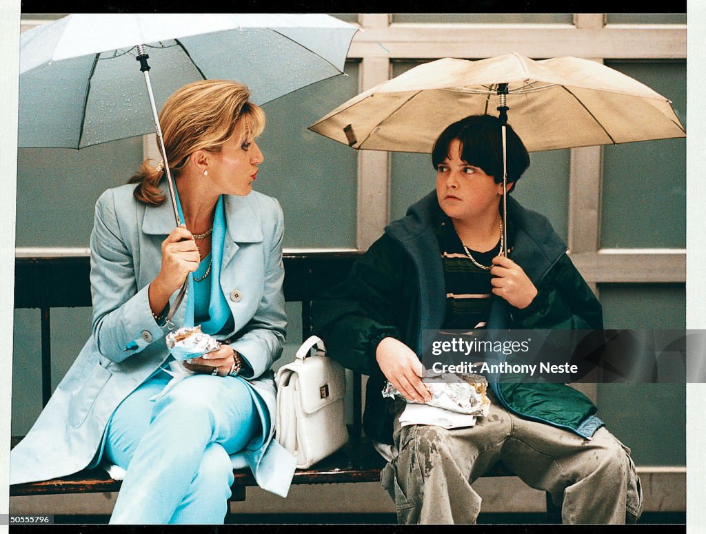 Edie Falco And Robert Iler