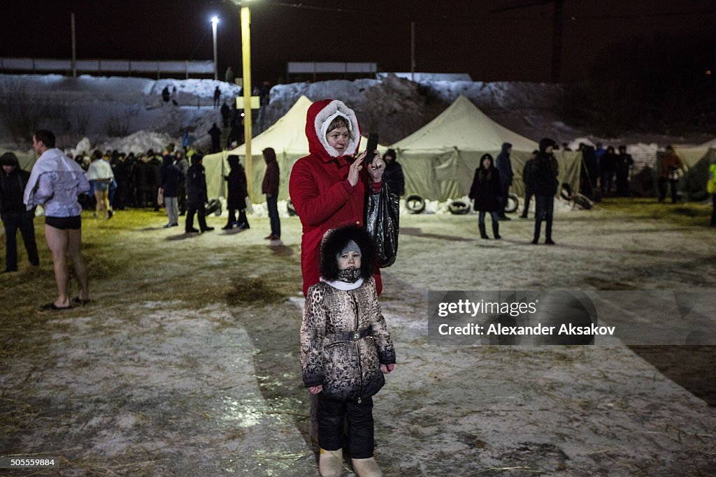 Russian Orthodox Celebrate Epiphany In Siberia