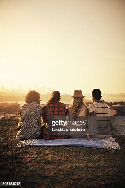 life is better when we stick together - better view sunset stock pictures, royalty-free photos & images