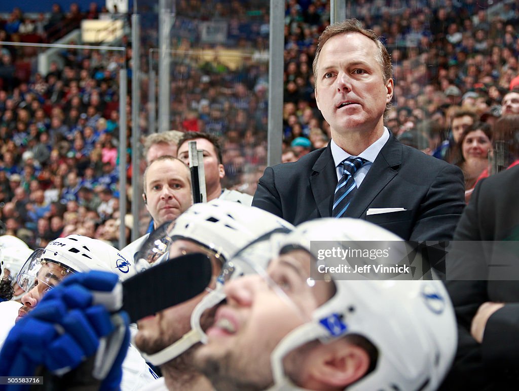 Tampa Bay Lightning v Vancouver Canucks