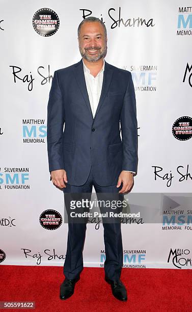 Comedian Ahmed Ahmed attends Stand Up To Depression benefiting The Matthew Silverman Memorial Foundation at The Comedy Store on January 18, 2016 in...