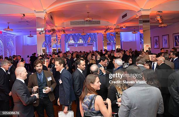 View of atmosphere at Financo CEO Forum 2016 on January 18, 2016 in New York City.