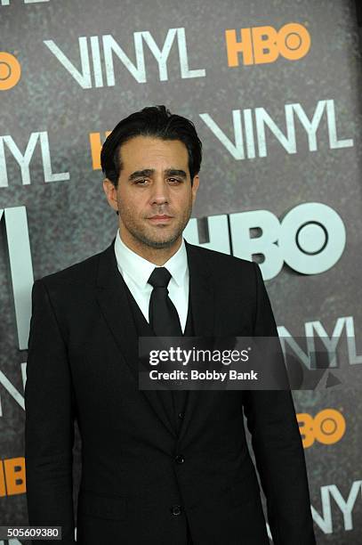 Bobby Cannavale attends the "Vinyl" New York Premiere at Ziegfeld Theatre on January 15, 2016 in New York City.