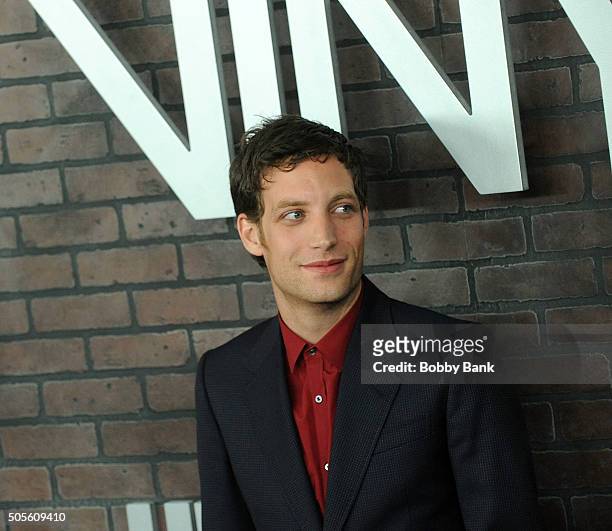 James Jagger attends the "Vinyl" New York Premiere at Ziegfeld Theatre on January 15, 2016 in New York City.
