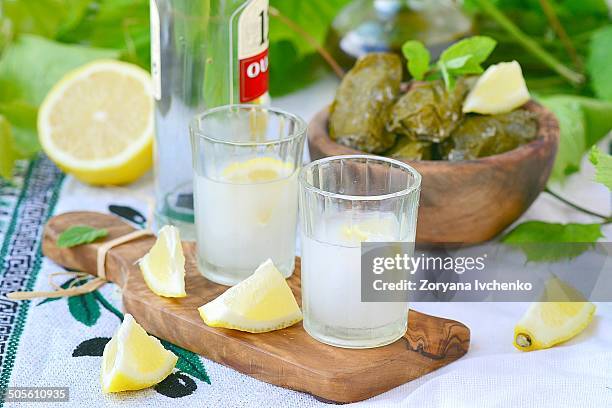 ouzo - ouzo stock pictures, royalty-free photos & images