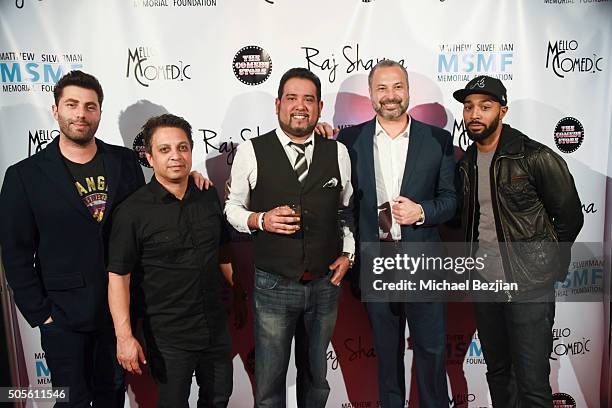 The Cast of Stand Up To Depression arrives at Stand Up To Depression Comedy Fundraising Event - Arrivals at The Comedy Store on January 18, 2016 in...