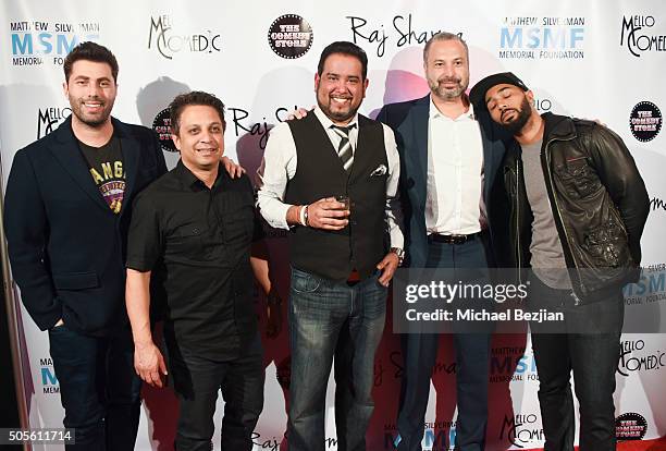 The Cast of Stand Up To Depression arrives at Stand Up To Depression Comedy Fundraising Event - Arrivals at The Comedy Store on January 18, 2016 in...