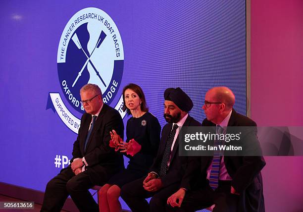 Helena Morrissey, CEO of Newton Investment Management speaks during The 2016 BNY Mellon Boat Races press conference where BNY Mellon and Newton...