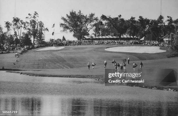 18th hole on Cherry Hills course during US Open Tournament.