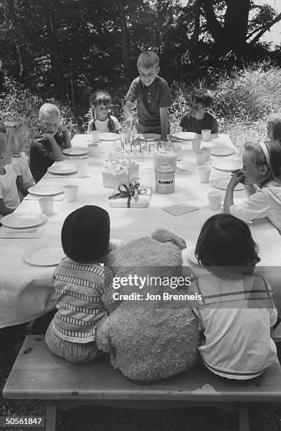 Winnie-the-Pooh party given for 12 yr. Old boy.