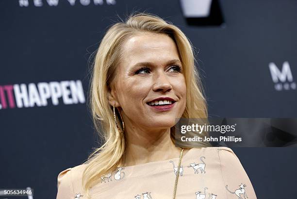 Nova Meierhenrich attends the 'The Power Of Colors - MAYBELLINE New York Make-Up Runway' show during the Mercedes-Benz Fashion Week Berlin...