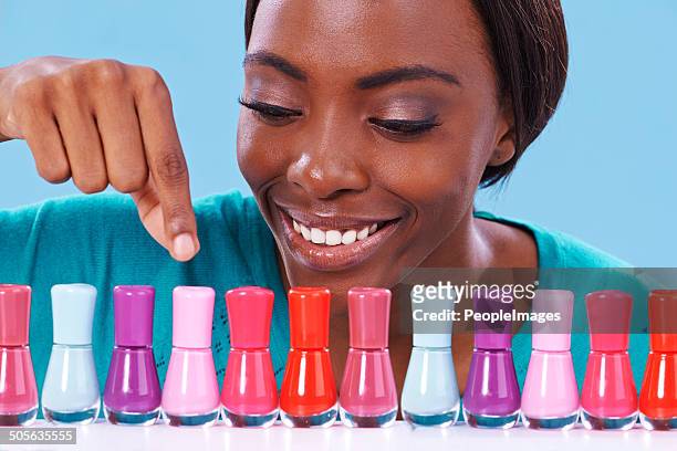 so many to choose from! - nail polish stock pictures, royalty-free photos & images