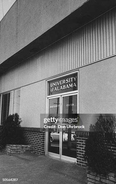 Registration building for Alabama University.