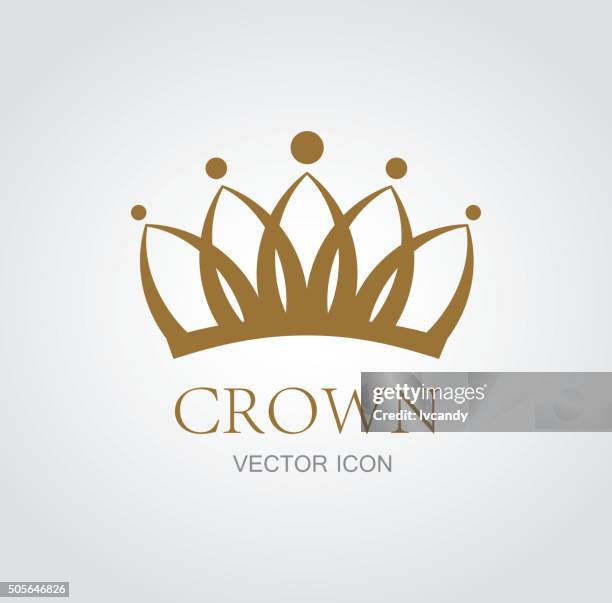 crown symbol - crown royalty stock illustrations