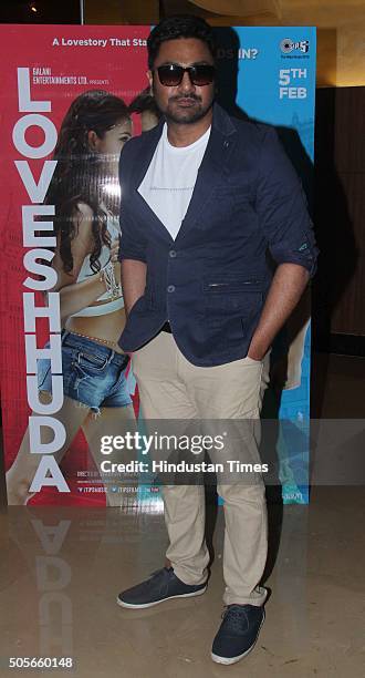 Bollywood singer and music composer Mithoon during the trailer launch of film Loveshhuda on January 6, 2016 in Mumbai, India. Loveshhuda follows two...