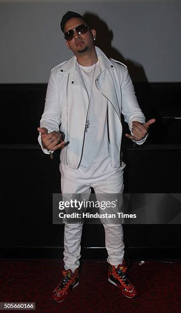 Indo-Canadian singer and composer Parichay during the trailer launch of film Loveshhuda on January 6, 2016 in Mumbai, India. Loveshhuda follows two...