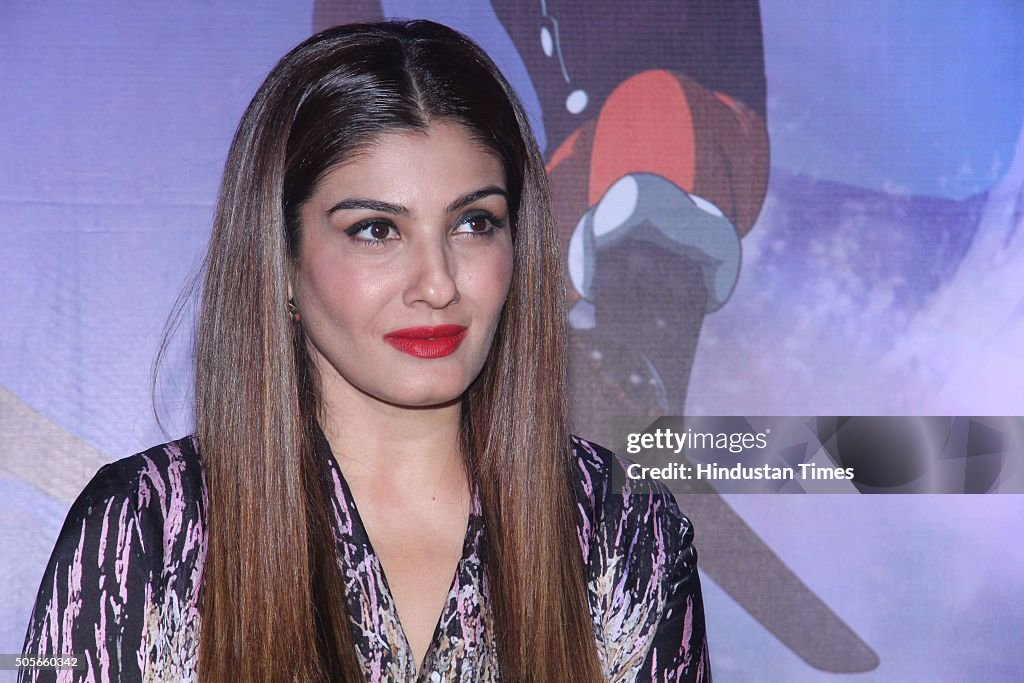 Bollywood Actor Raveena Tandon At Promotion Of Animation Film Chhota Bheem Himalayan Adventure