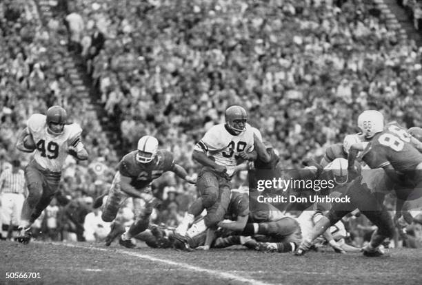 Syracuse Univ. Playing against Texas Univ. In Cotton Bowl game.