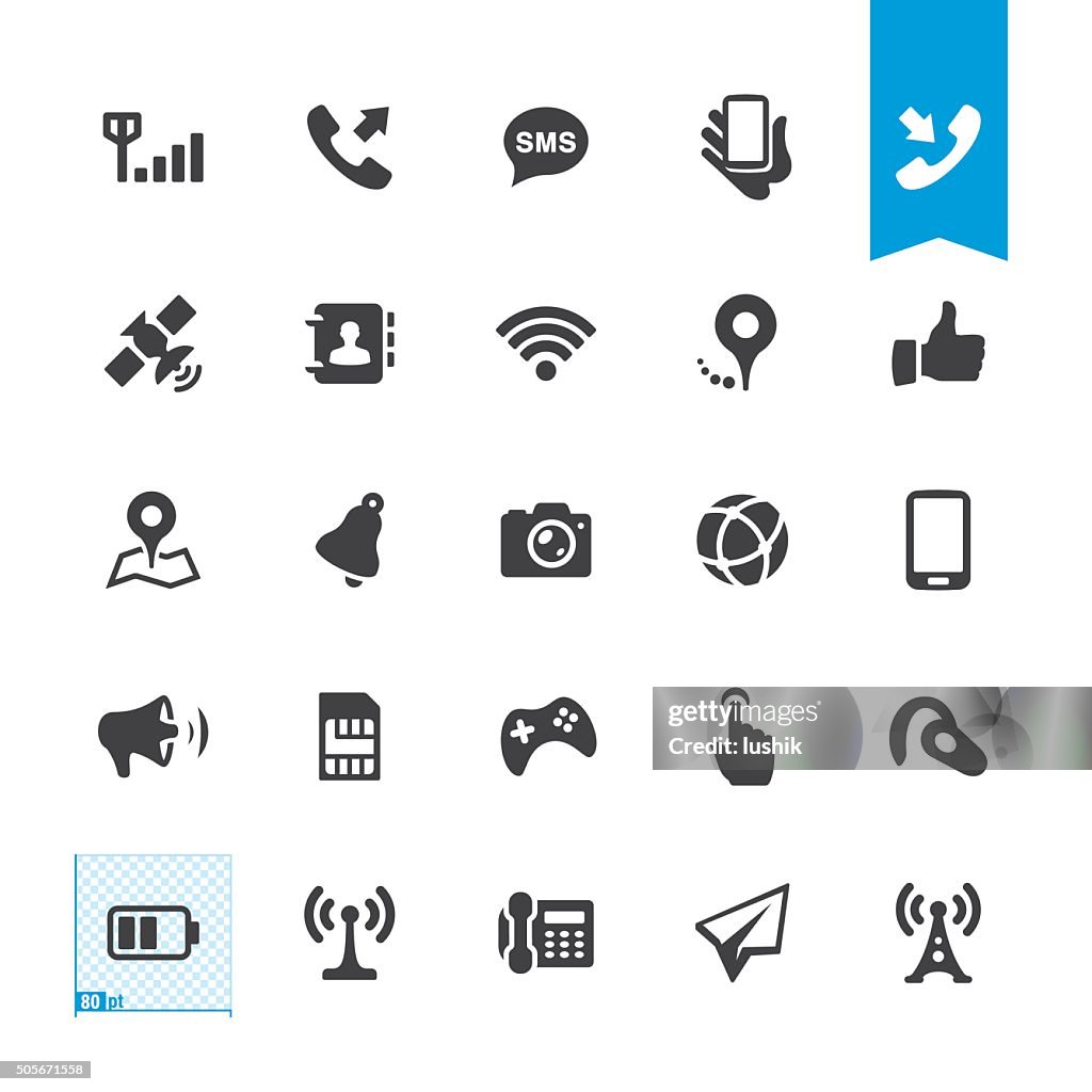 Mobile Telecom vector icons