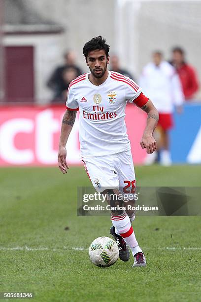 Benfica's defender Silvio during the match between Oriental Lisboa and SL Benfica for Portuguese League Cup at Estadio Engenheiro Carlos Salema on...
