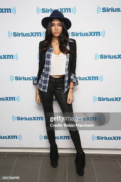 Madison Beer visits at SiriusXM Studios on January 15, 2016 in New York City.