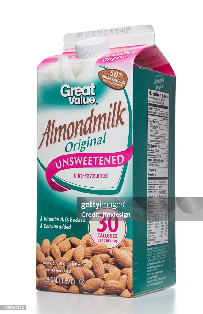 Grande valor Original Almondmilk pacote sem açúcar