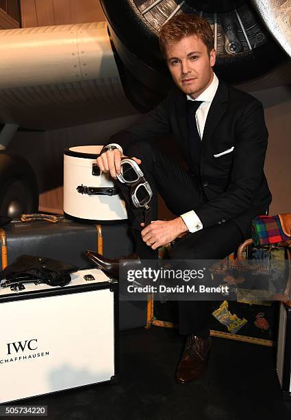 Nico Rosberg attends the IWC "Come Fly with us" Gala Dinner during the launch of the Pilot's Watches Novelties from the Swiss luxury watch...