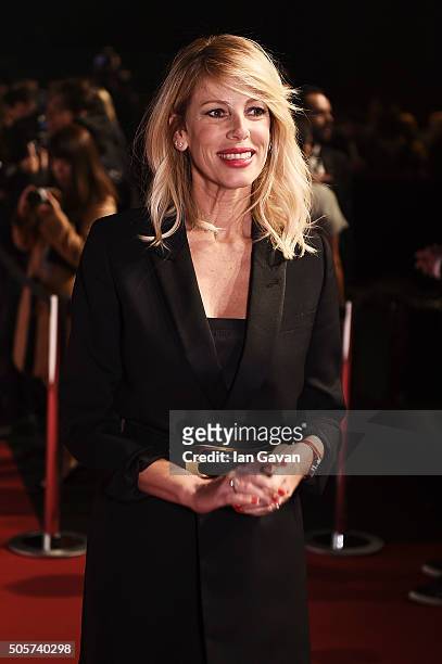 Alessia Marcuzzi attends the IWC "Come Fly With Us" Gala Dinner during the launch of the Pilot's Watches Novelties from the Swiss luxury watch...
