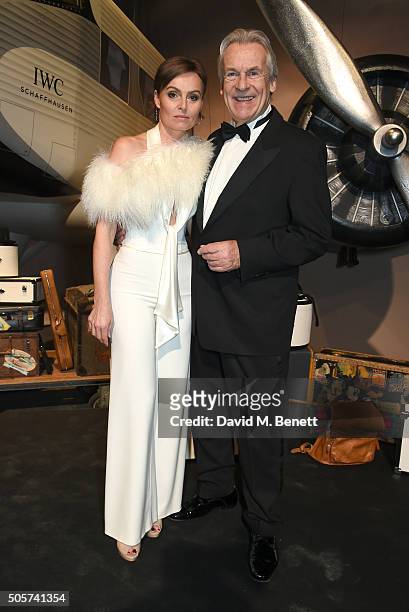 Pepe Lienhard attends the IWC "Come Fly with us" Gala Dinner during the launch of the Pilot's Watches Novelties from the Swiss luxury watch...