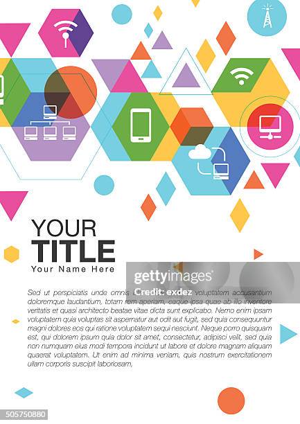 networking page design - dial up modem stock illustrations